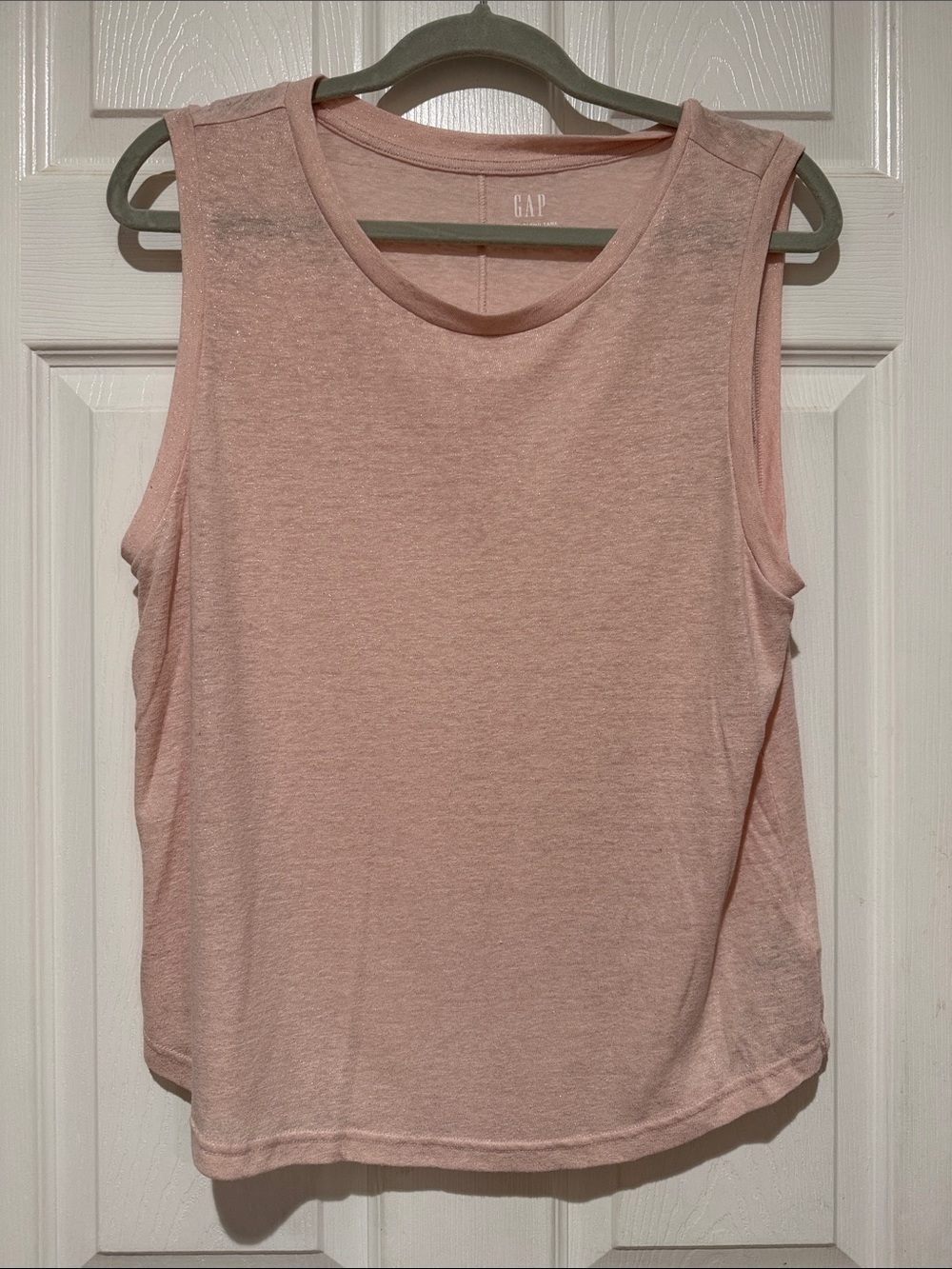 GAP Pink Sleeveless Tank Top